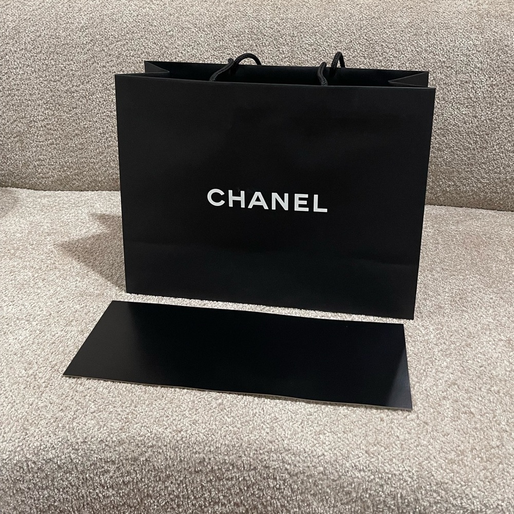 Authentic Chanel shopping bags